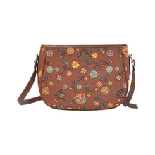 Load image into Gallery viewer, Fire Bloom Shade Saddle Bag/Large (Model 1649) Saddle Bag/Large e-joyer 
