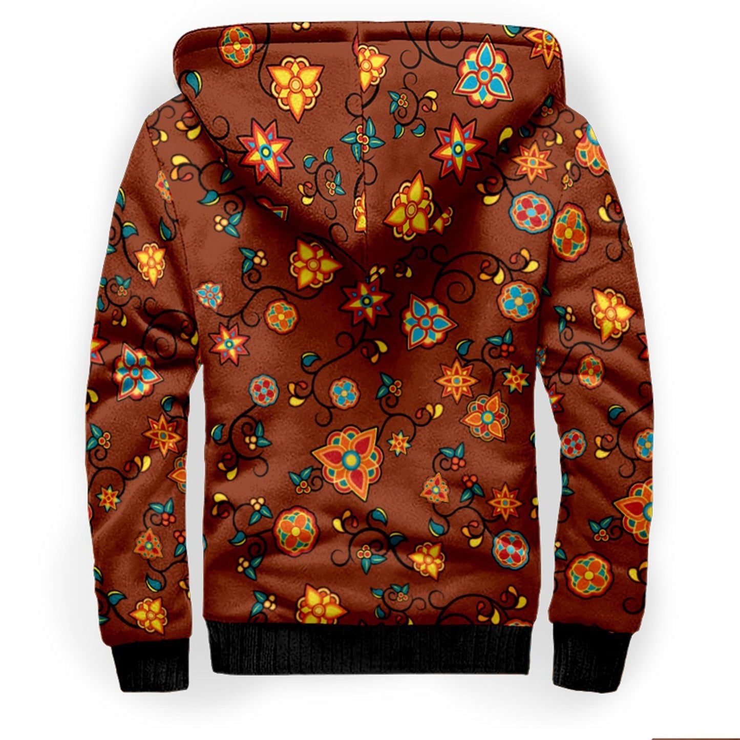 Fire Bloom Shade Sherpa Hoodie hoodie Herman 