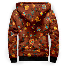 Load image into Gallery viewer, Fire Bloom Shade Sherpa Hoodie hoodie Herman 
