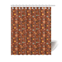 Load image into Gallery viewer, Fire Bloom Shade Shower Curtain 60&quot;x72&quot; Shower Curtain 60&quot;x72&quot; e-joyer 
