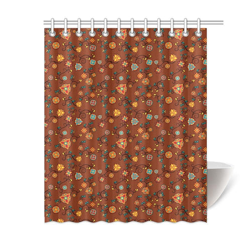 Fire Bloom Shade Shower Curtain 60