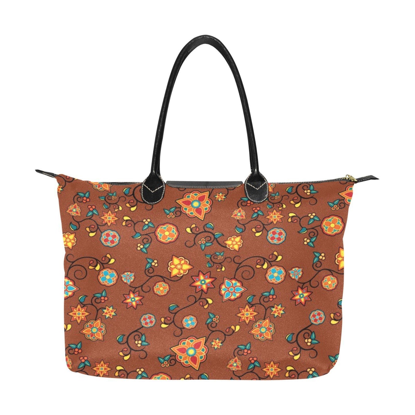 Fire Bloom Shade Single-Shoulder Lady Handbag (Model 1714) bag e-joyer 