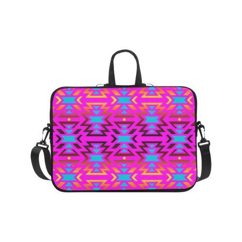 Fire Colors and Sky Cotton Candy Laptop Handbags 17