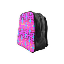 Load image into Gallery viewer, Fire Colors and Sky Cotton Candy School Backpack (Model 1601)(Small) School Backpacks/Small (1601) e-joyer 
