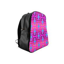 Load image into Gallery viewer, Fire Colors and Sky Cotton Candy School Backpack (Model 1601)(Small) School Backpacks/Small (1601) e-joyer 
