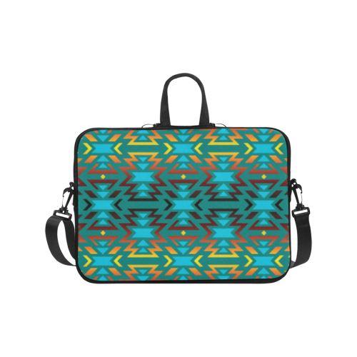 Fire Colors and Sky Deep Lake Laptop Handbags 17