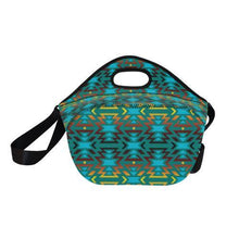 Load image into Gallery viewer, Fire Colors and Sky Deep Lake Neoprene Lunch Bag/Large (Model 1669) Neoprene Lunch Bag/Large (1669) e-joyer 
