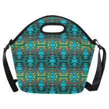 Load image into Gallery viewer, Fire Colors and Sky Deep Lake Neoprene Lunch Bag/Large (Model 1669) Neoprene Lunch Bag/Large (1669) e-joyer 
