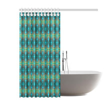 Load image into Gallery viewer, Fire Colors and Sky Deep Lake Shower Curtain 60&quot;x72&quot; Shower Curtain 60&quot;x72&quot; e-joyer 
