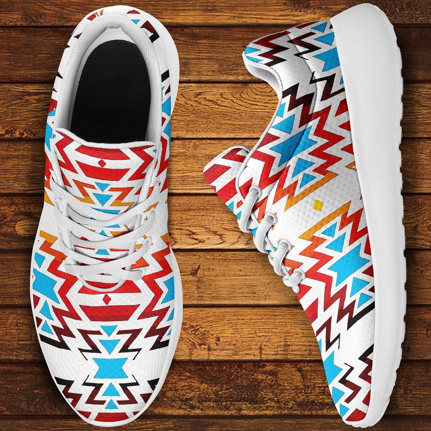 Fire Colors and Sky Ikkaayi Sport Sneakers 49 Dzine 