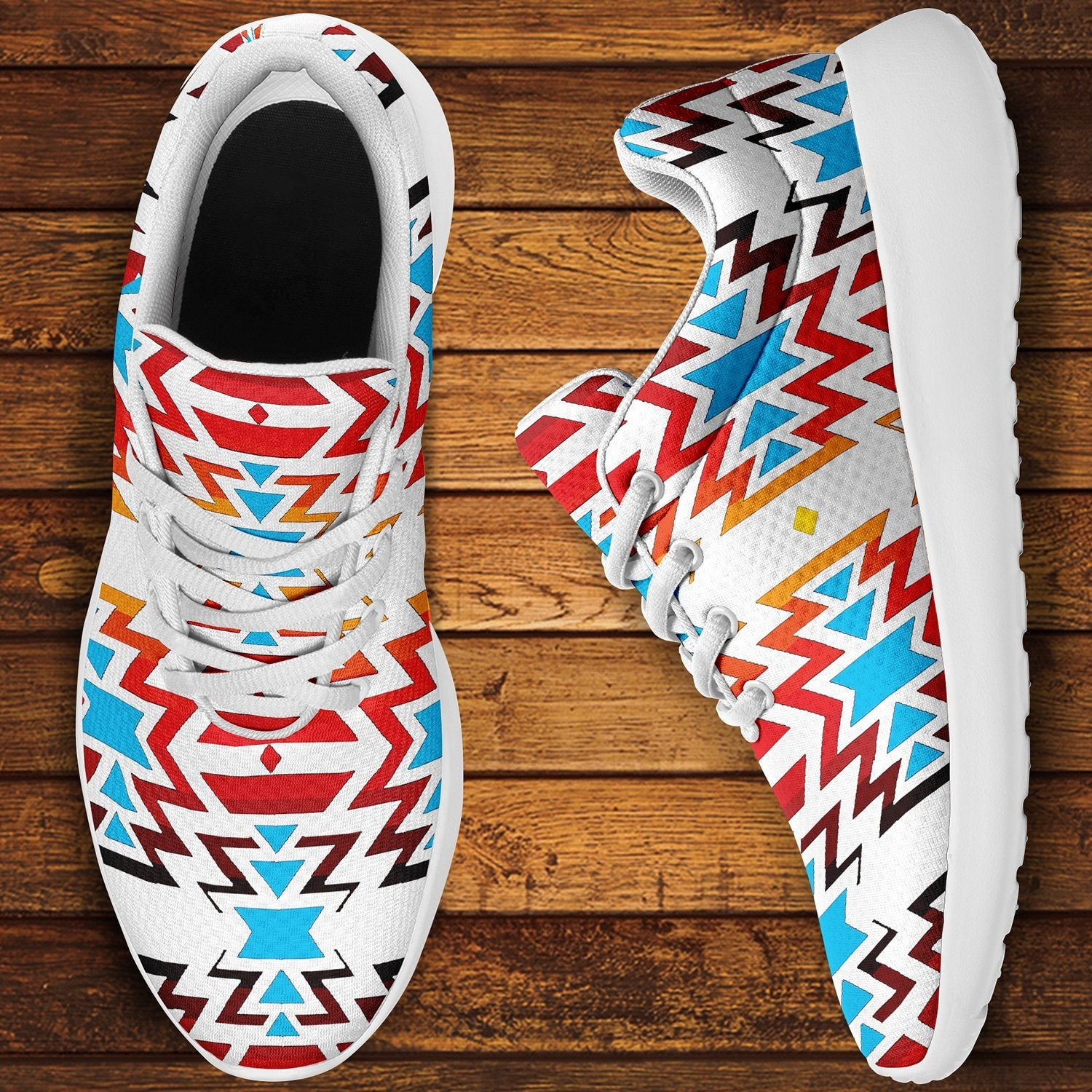 Fire Colors and Sky Ikkaayi Sport Sneakers 49 Dzine 