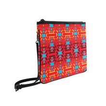 Load image into Gallery viewer, Fire Colors and Sky Sierra Slim Clutch Bag (Model 1668) Slim Clutch Bags (1668) e-joyer 
