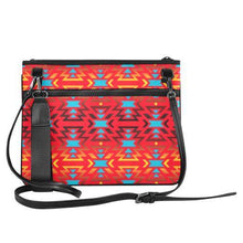 Load image into Gallery viewer, Fire Colors and Sky Sierra Slim Clutch Bag (Model 1668) Slim Clutch Bags (1668) e-joyer 
