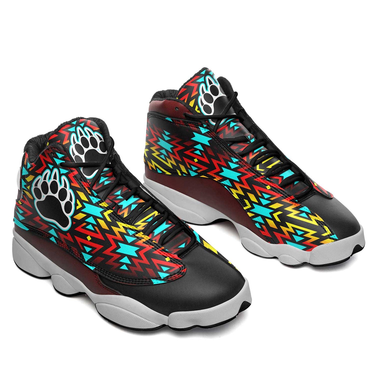 Fire Colors and Turquoise Bearpaw Athletic Shoes Herman 