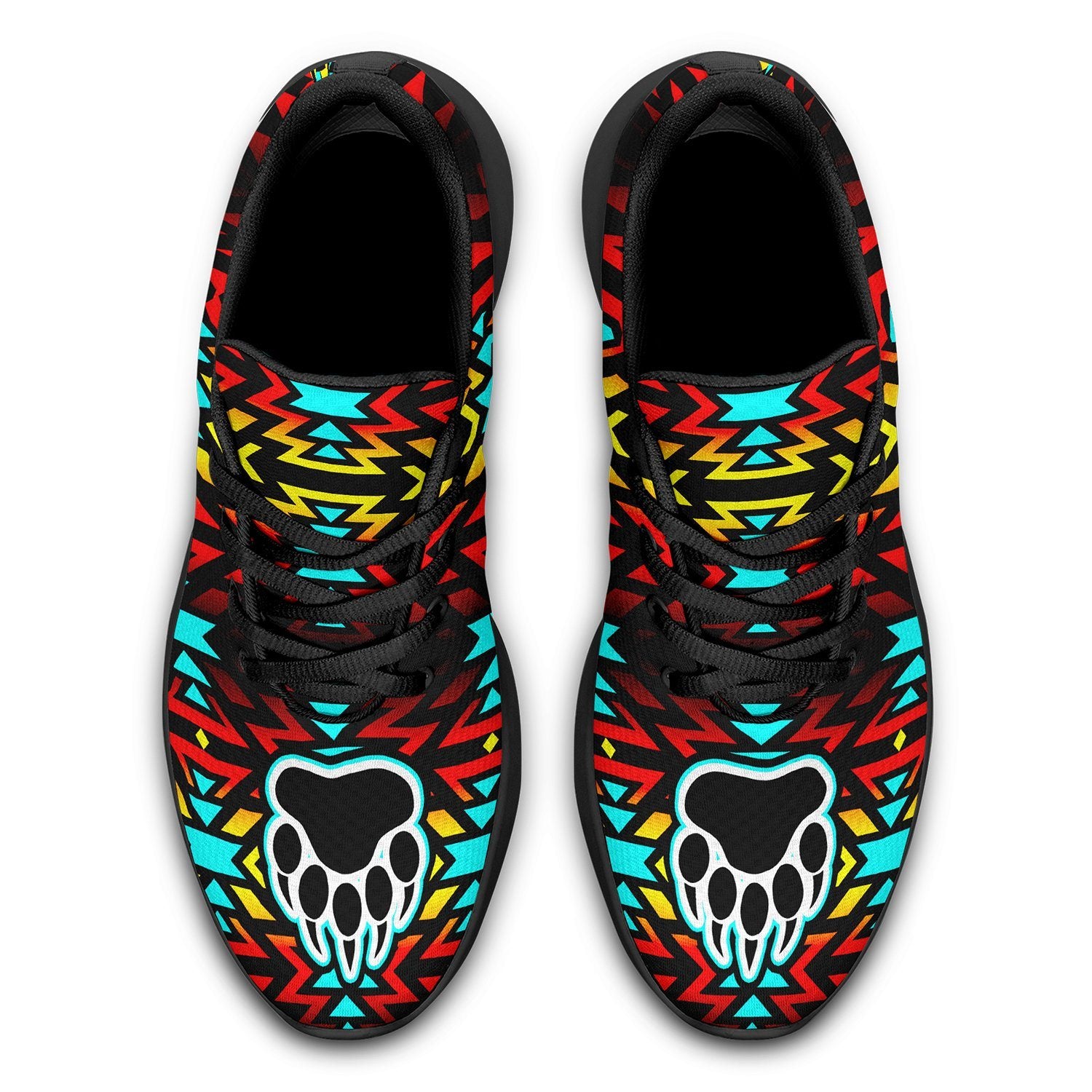 Fire Colors and Turquoise Bearpaw Ikkaayi Sport Sneakers 49 Dzine 