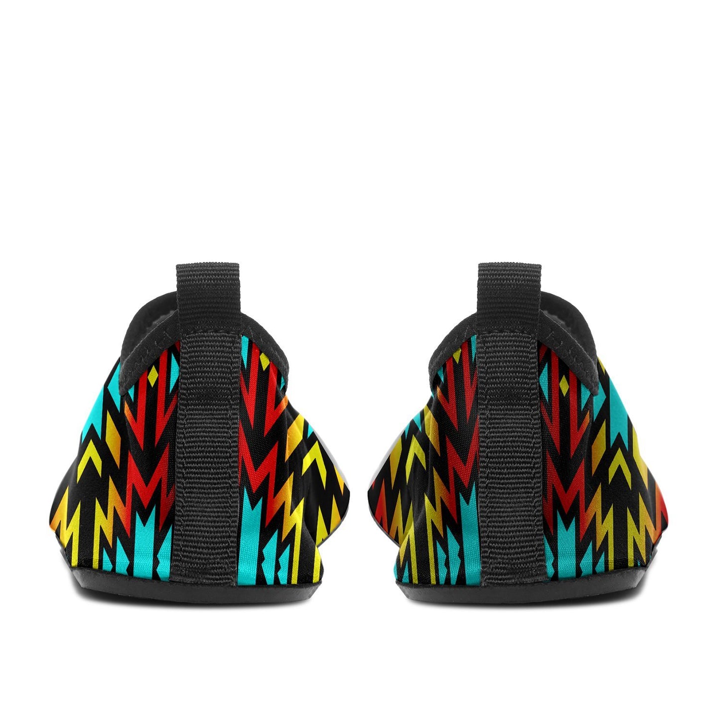 Fire Colors and Turquoise Bearpaw Sockamoccs Slip On Shoes 49 Dzine 