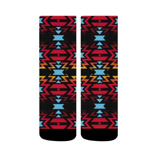 Fire Colors. Crew Socks by 49 Dzine