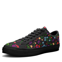 Load image into Gallery viewer, Fleur Indigine Aapisi Low Top Canvas Shoes Black Sole aapisi Herman 
