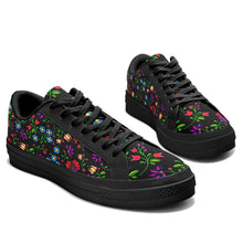 Load image into Gallery viewer, Fleur Indigine Aapisi Low Top Canvas Shoes Black Sole aapisi Herman 
