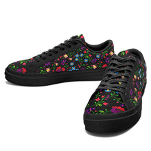 Load image into Gallery viewer, Fleur Indigine Aapisi Low Top Canvas Shoes Black Sole aapisi Herman 
