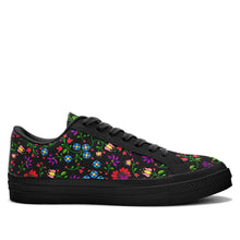 Load image into Gallery viewer, Fleur Indigine Aapisi Low Top Canvas Shoes Black Sole aapisi Herman 
