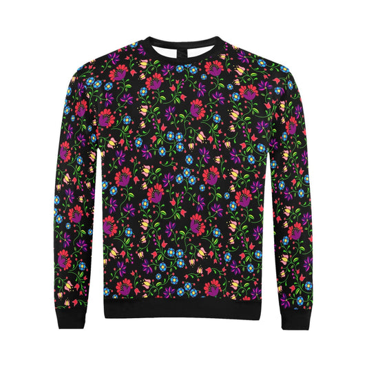 Fleur Indigine All Over Print Crewneck Sweatshirt for Men (Model H18) shirt e-joyer 