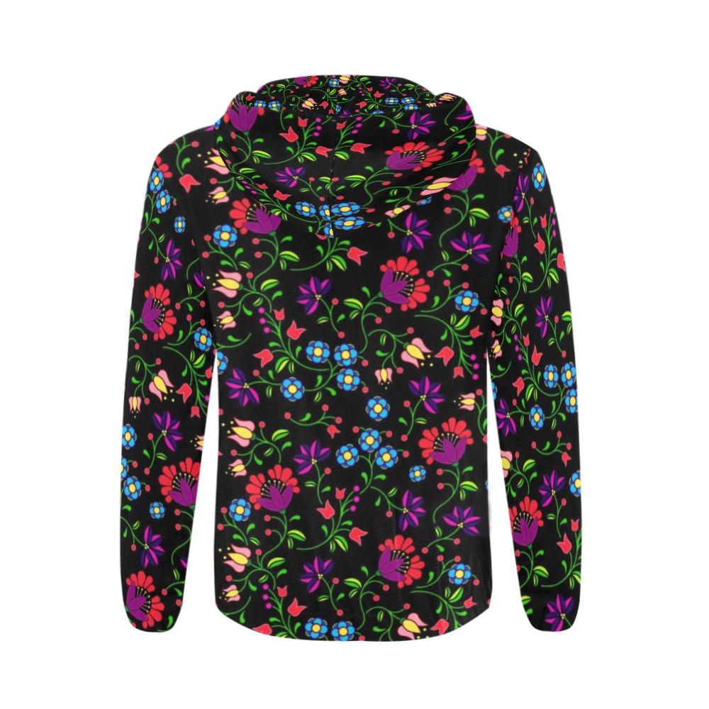 Fleur Indigine All Over Print Full Zip Hoodie for Men (Model H14) All Over Print Full Zip Hoodie for Men (H14) e-joyer 