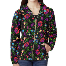 Load image into Gallery viewer, Fleur Indigine All Over Print Full Zip Hoodie for Women (Model H14) All Over Print Full Zip Hoodie for Women (H14) e-joyer 
