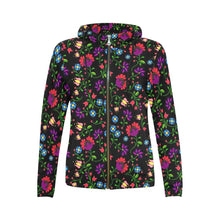 Load image into Gallery viewer, Fleur Indigine All Over Print Full Zip Hoodie for Women (Model H14) All Over Print Full Zip Hoodie for Women (H14) e-joyer 
