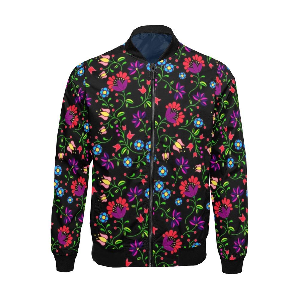 Fleur Indigine Bomber Jacket by 49 Dzine