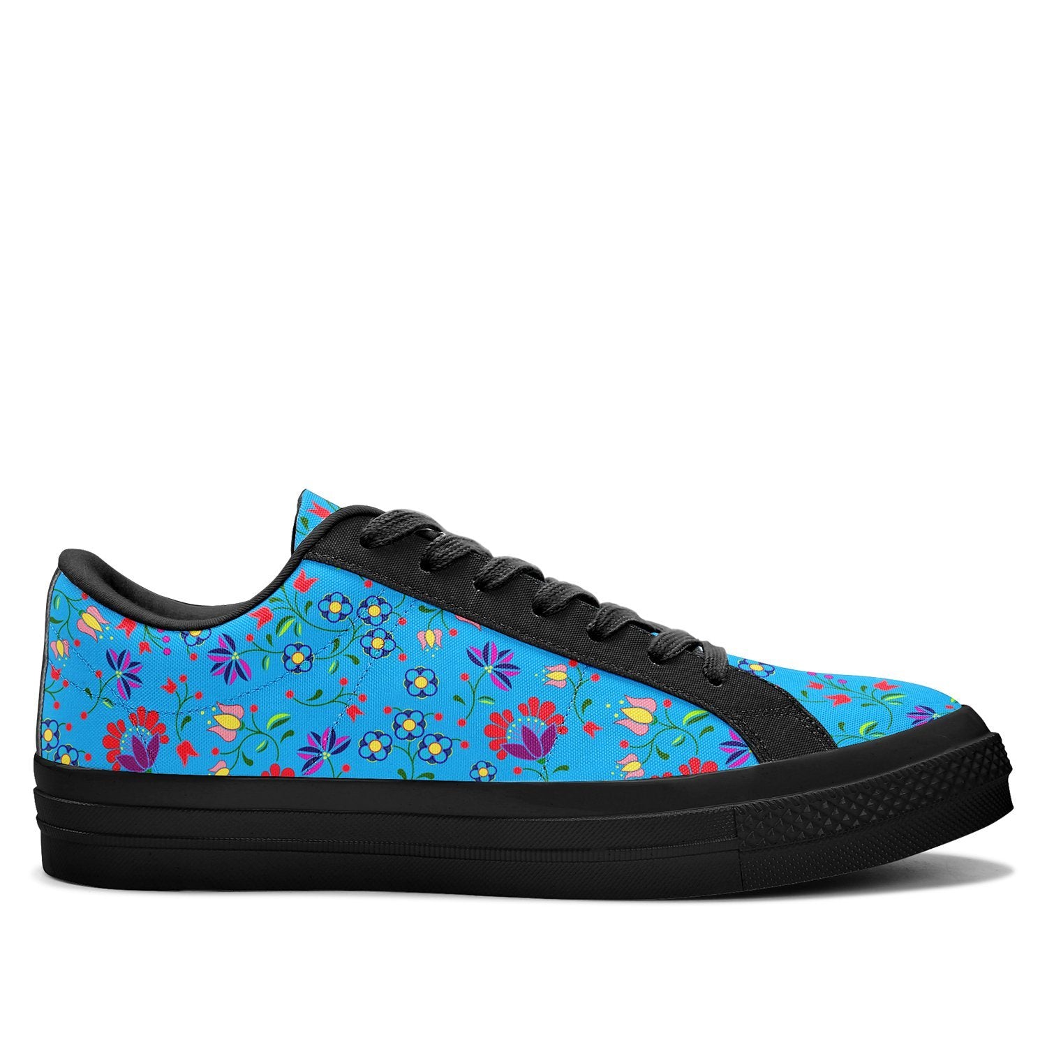 Fleur Indigine Ciel Aapisi Low Top Canvas Shoes Black Sole aapisi Herman 