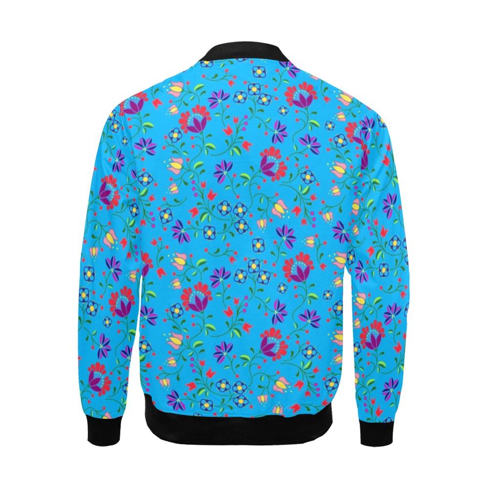Fleur Indigine Ciel All Over Print Bomber Jacket for Men (Model H19) All Over Print Bomber Jacket for Men (H19) e-joyer 