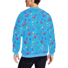 Load image into Gallery viewer, Fleur Indigine Ciel All Over Print Crewneck Sweatshirt for Men (Model H18) shirt e-joyer 
