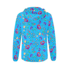 Load image into Gallery viewer, Fleur Indigine Ciel All Over Print Full Zip Hoodie for Women (Model H14) All Over Print Full Zip Hoodie for Women (H14) e-joyer 
