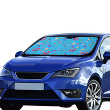 Load image into Gallery viewer, Fleur Indigine Ciel Car Sun Shade 55&quot;x30&quot; Car Sun Shade e-joyer 
