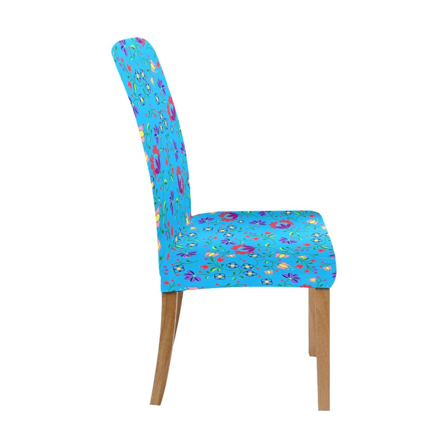 Fleur Indigine Ciel Chair Cover (Pack of 6) Chair Cover (Pack of 6) e-joyer 