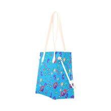 Load image into Gallery viewer, Fleur Indigine Ciel Clover Canvas Tote Bag (Model 1661) Clover Canvas Tote Bag (1661) e-joyer 
