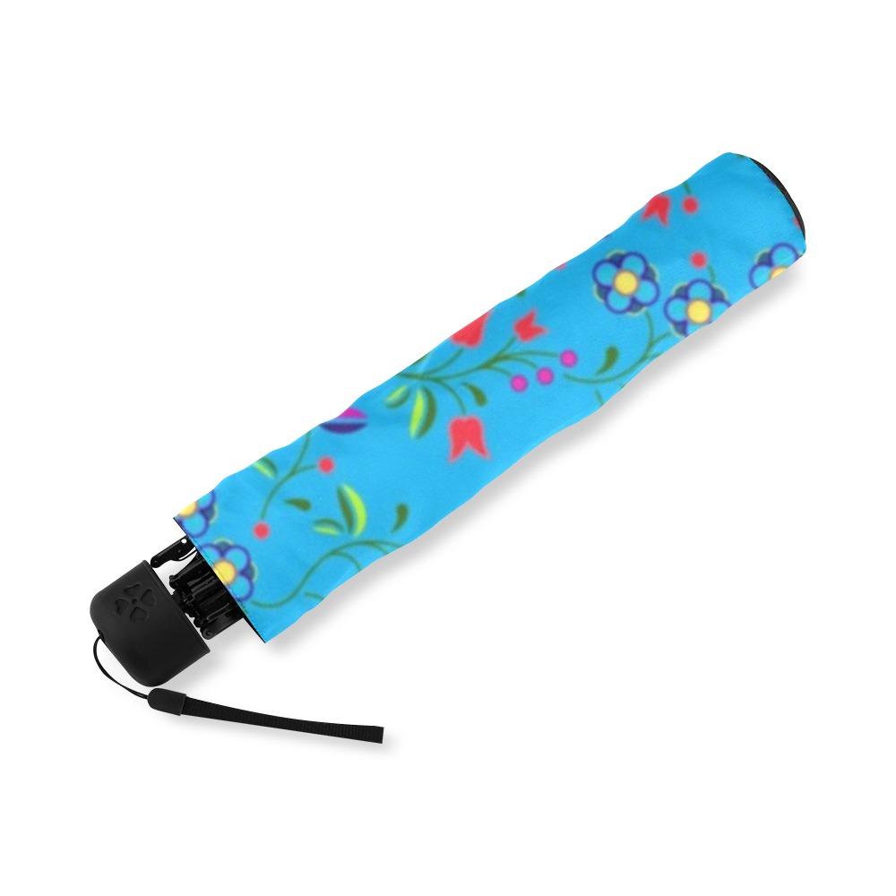 Fleur Indigine Ciel Foldable Umbrella (Model U01) Foldable Umbrella e-joyer 