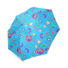 Load image into Gallery viewer, Fleur Indigine Ciel Foldable Umbrella (Model U01) Foldable Umbrella e-joyer 
