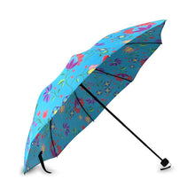 Load image into Gallery viewer, Fleur Indigine Ciel Foldable Umbrella (Model U01) Foldable Umbrella e-joyer 
