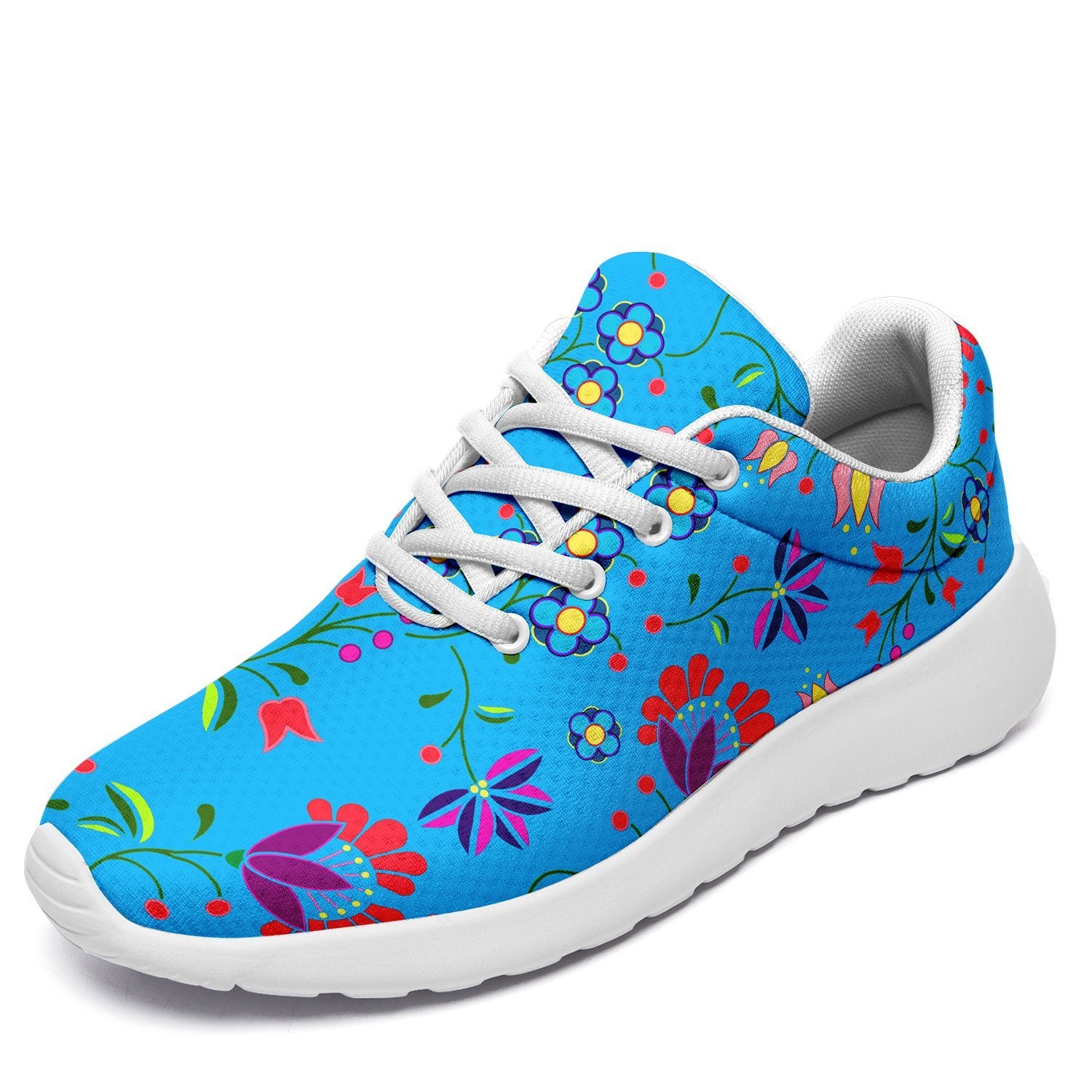 Fleur Indigine Ciel Ikkaayi Sport Sneakers ikkaayi Herman US Women 4.5 / US Youth 3.5 / EUR 35 White Sole 