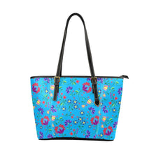 Load image into Gallery viewer, Fleur Indigine Ciel Leather Tote Bag/Large (Model 1640) Leather Tote Bag (1640) e-joyer 
