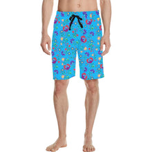 Load image into Gallery viewer, Fleur Indigine Ciel Men&#39;s All Over Print Casual Shorts (Model L23) Men&#39;s Casual Shorts (L23) e-joyer 
