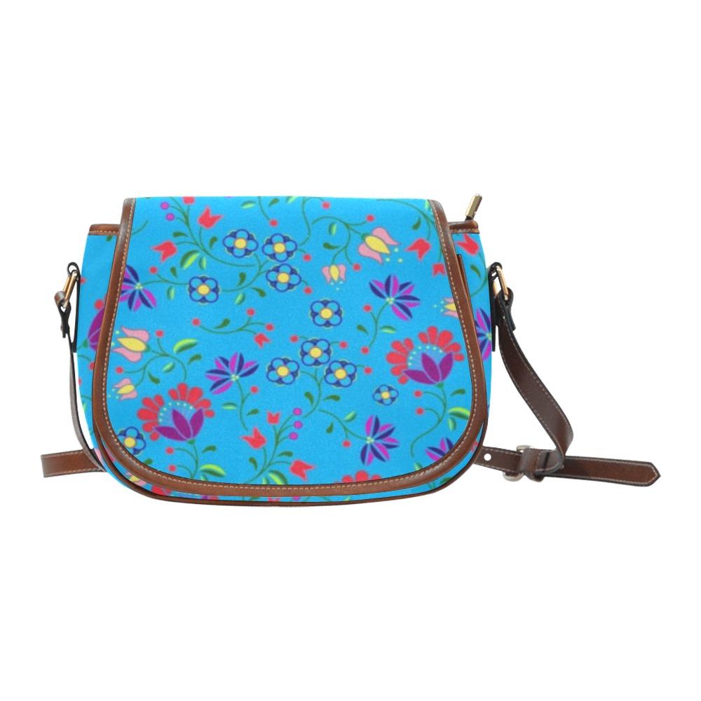 Fleur Indigine Ciel Saddle Bag/Large (Model 1649) bag e-joyer 