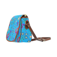 Load image into Gallery viewer, Fleur Indigine Ciel Saddle Bag/Small (Model 1649) Full Customization Saddle Bag/Small (Full Customization) e-joyer 
