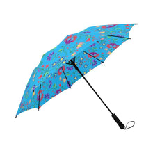 Load image into Gallery viewer, Fleur Indigine Ciel Semi-Automatic Foldable Umbrella (Model U05) Semi-Automatic Foldable Umbrella e-joyer 
