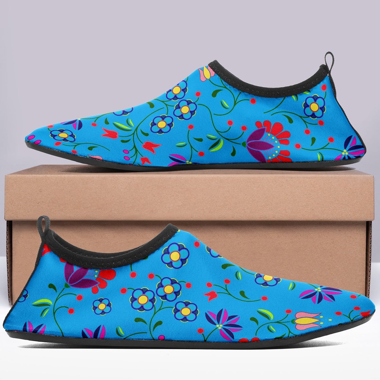 Fleur Indigine Ciel Sockamoccs Kid's Slip On Shoes Herman 