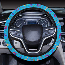 Load image into Gallery viewer, Fleur Indigine Ciel Steering Wheel Cover with Elastic Edge Steering Wheel Cover with Elastic Edge e-joyer 
