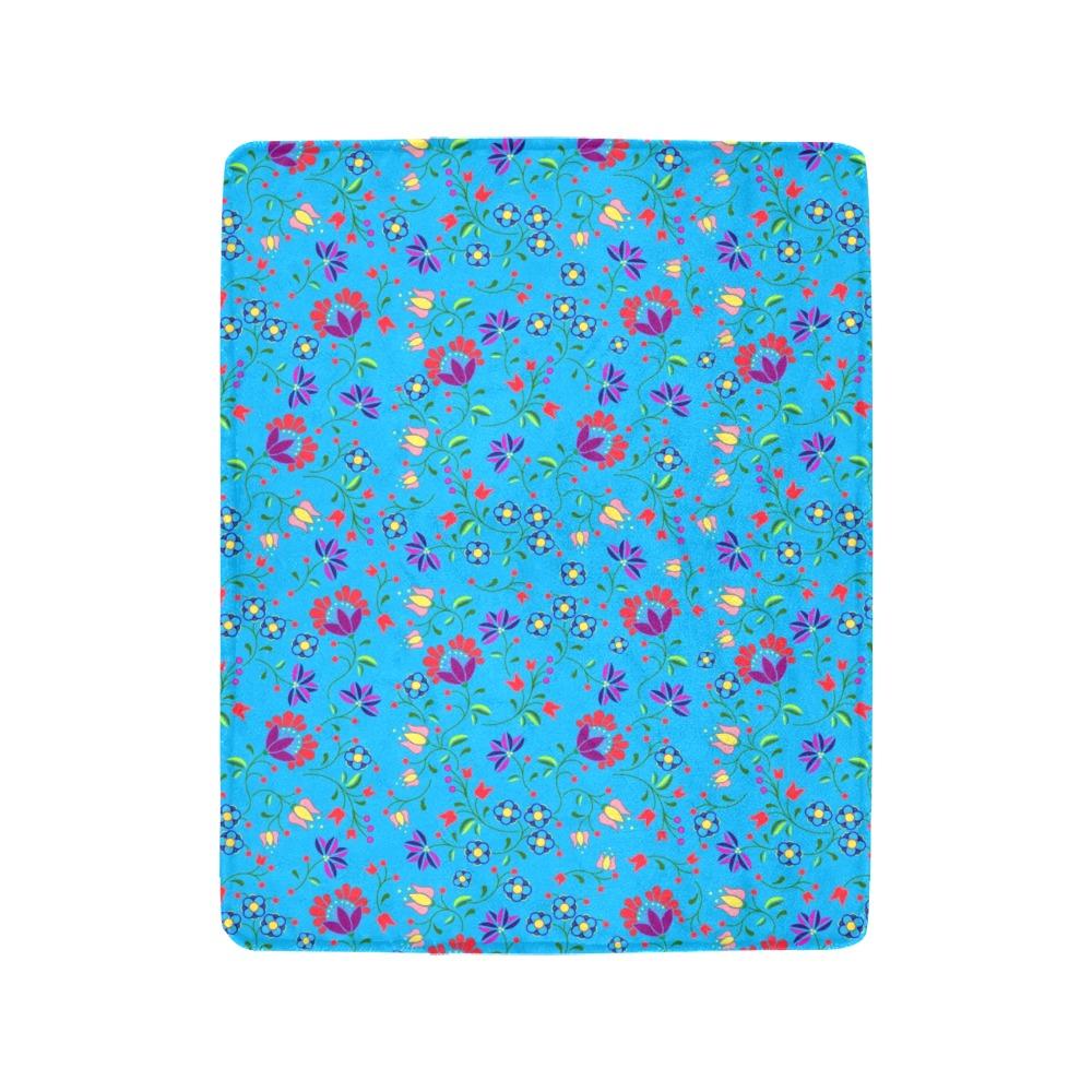 Fleur Indigine Ciel Ultra-Soft Micro Fleece Blanket 40