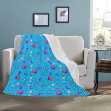 Load image into Gallery viewer, Fleur Indigine Ciel Ultra-Soft Micro Fleece Blanket 50&quot;x60&quot; Ultra-Soft Blanket 50&#39;&#39;x60&#39;&#39; e-joyer 
